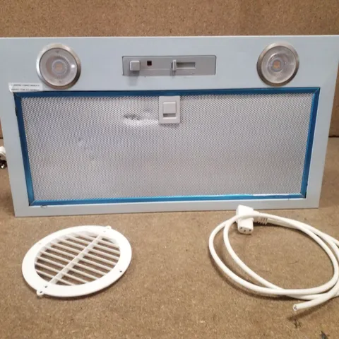 BOXED BEL CANOPY 603INT 52CM CANOPY HOOD WITH 3 FAN SPEEDS, 2 LED LIGHTS, WASHABLE GREASE FILTER AND SLIDER CONTROLS