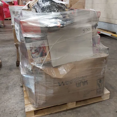 PALLET OF APPROXIMATELY 40 UNPROCESSED RAW RETURN HOUSEHOLD AND ELECTRICAL GOODS TO INCLUDE;