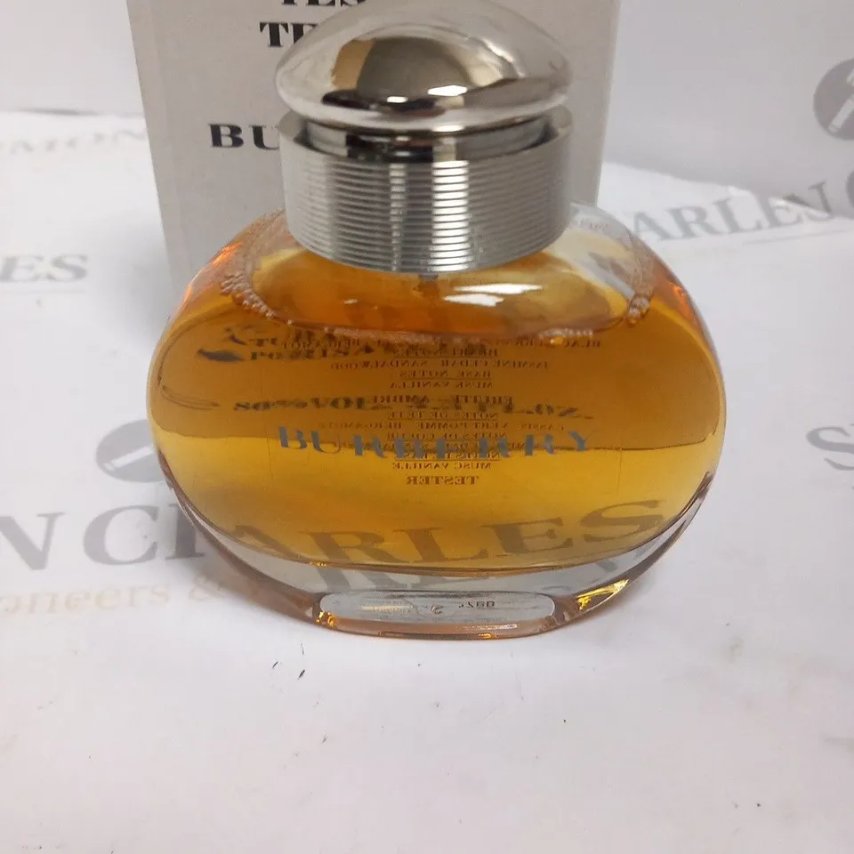 BOXED BURBERRY FOR WOMEN EAU DE PARFUM TESTER 100ML