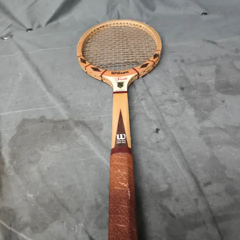 WILSON STAN SMITH AUTOGRAPH TENNIS RACKET – WOODEN HEAD