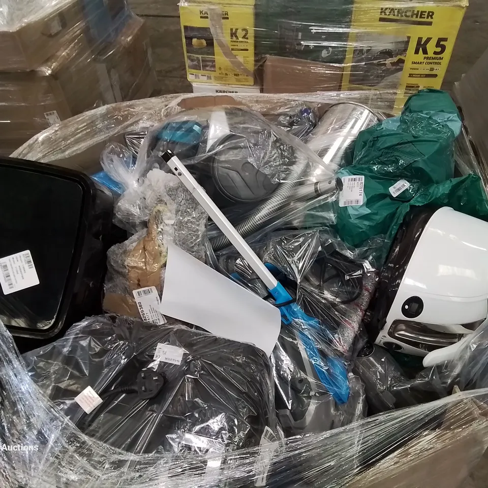 PALLET OF APPROXIMATELY 32 UNPROCESSED RAW RETURN HOUSEHOLD AND ELECTRICAL GOODS TO INCLUDE;