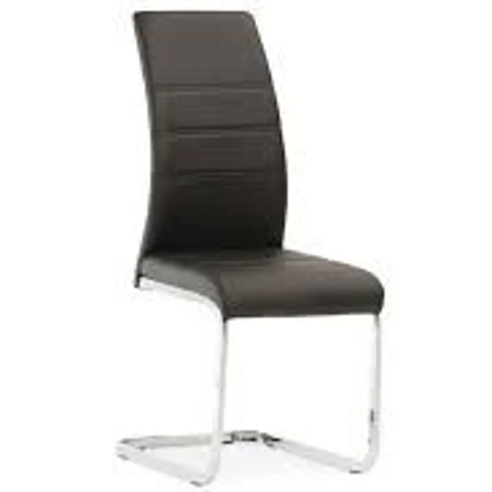 BOXED ILANA UPHOLSTERED DINING CHAIR IN BLACK - X4
