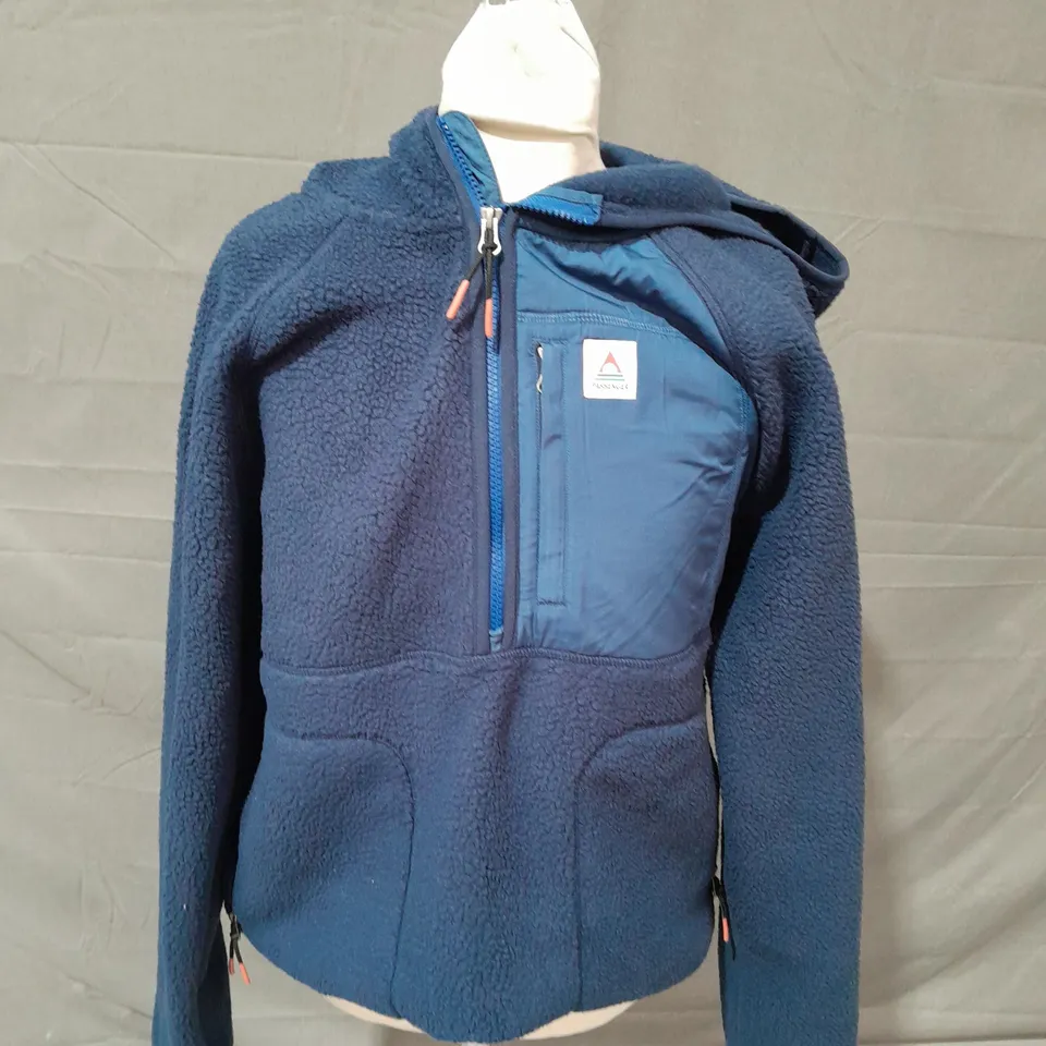 PASSENGER VENTURA 1/2 ZIP SHERPA FLEECE IN NAVY - MEDIUM