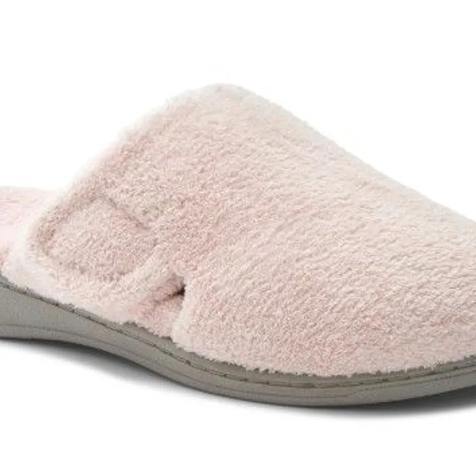 VIONIC GEMMA TERRY SLIPPERS PINK SIZE 6