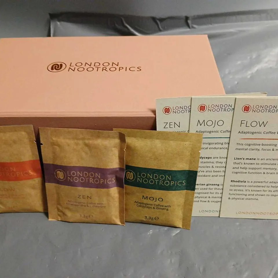 BOX OF LONDON NOOTROPICS COFFEE SACHETS