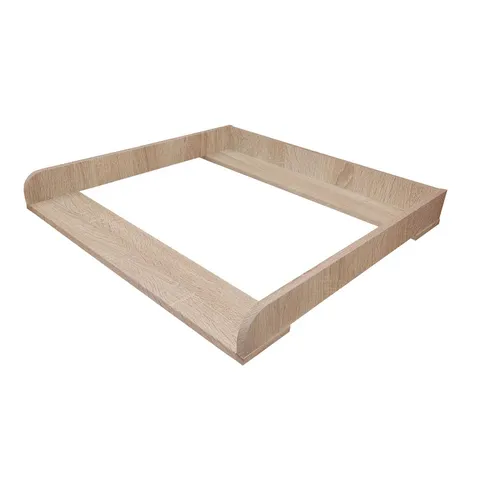 BOXED CHANGING TOP COMPATIBLE WITH IKEA DRESSERS, UNIVERSAL, OAK