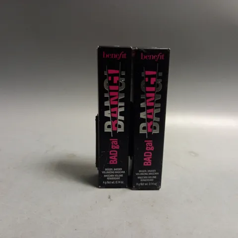 2 BOXED BENEFIT BAD GAL BANG VOLUMISING MASCARA