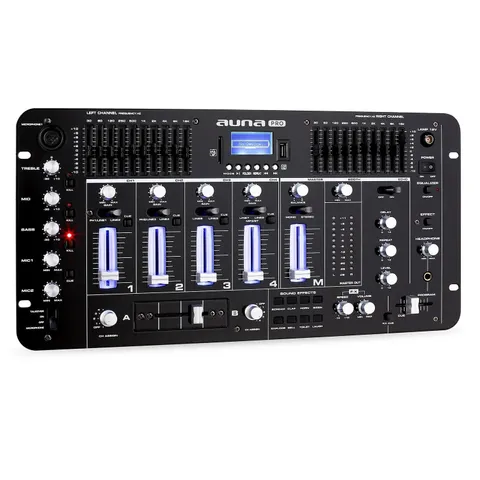 AUNA PRO KEMISTRY 3 B 4-CHANNEL MIXER, BLACK