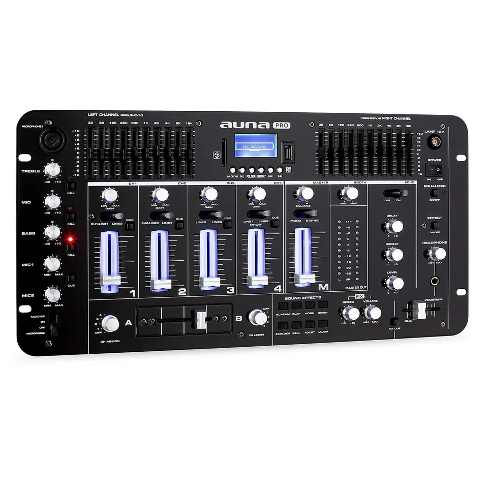AUNA PRO KEMISTRY 3 B 4-CHANNEL MIXER, BLACK