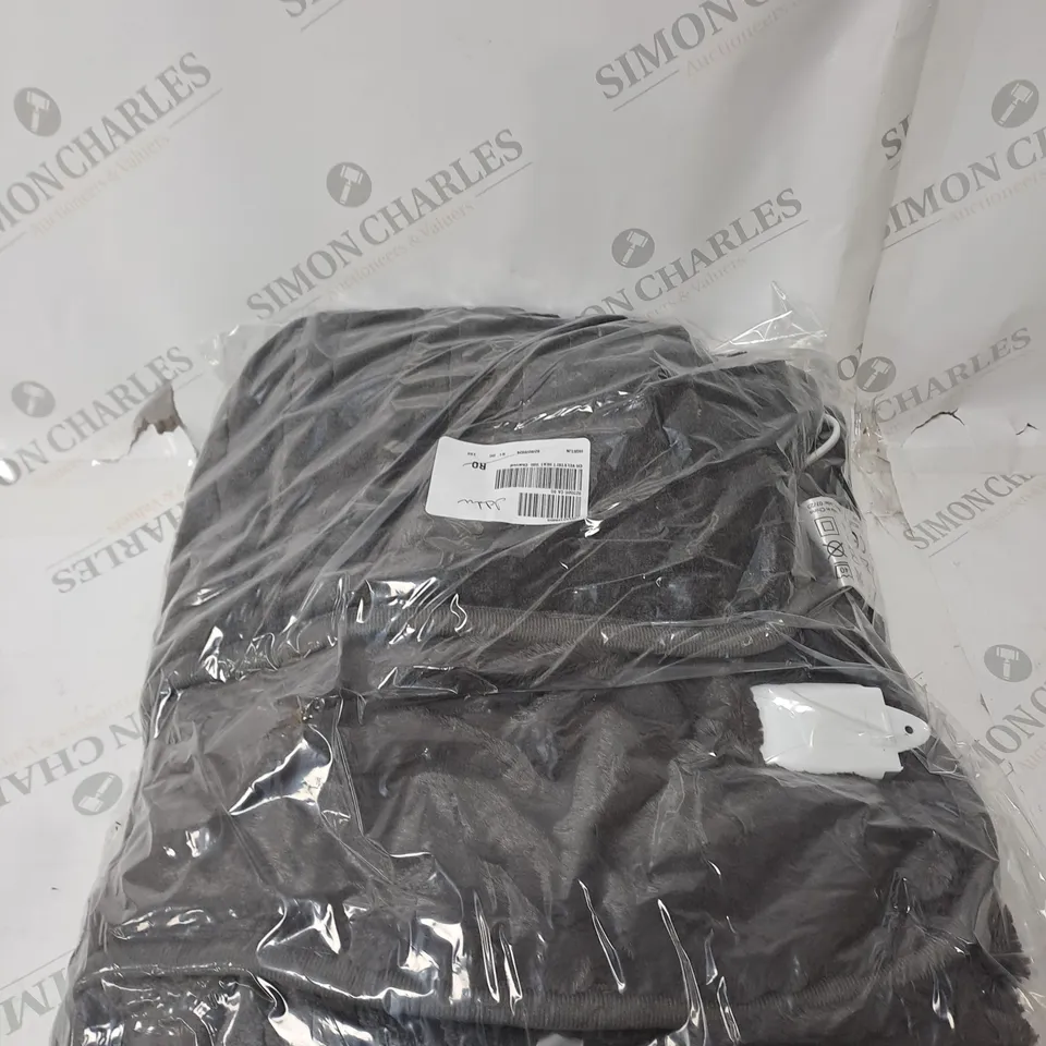 COZEE HOME VELVETSOFT HEATED THROW IN GREY