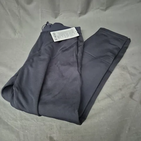 LULILEMON ZEROED IN SLIM FIT FLEECE PANT IN BLACK NIGHT SIZE L