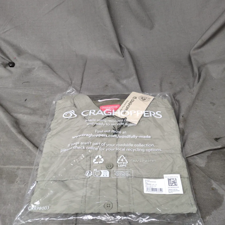 CRAGHOPPERS CARINAADVDRESS WOMEN'S DRESS – GREEN, UK 10