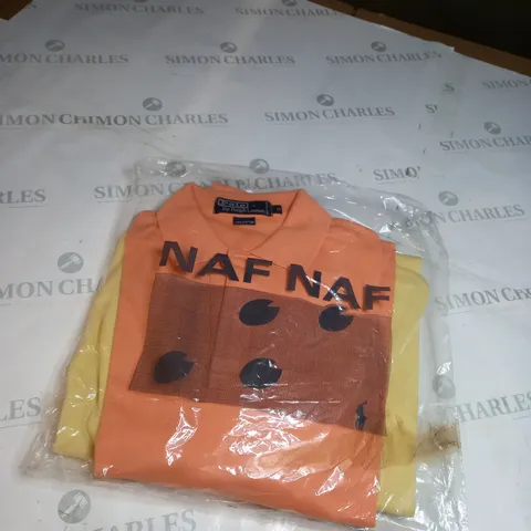POLO RALPH LAUREN POLO SHIRTS - YELLOW/ORANGE SIZE M/M