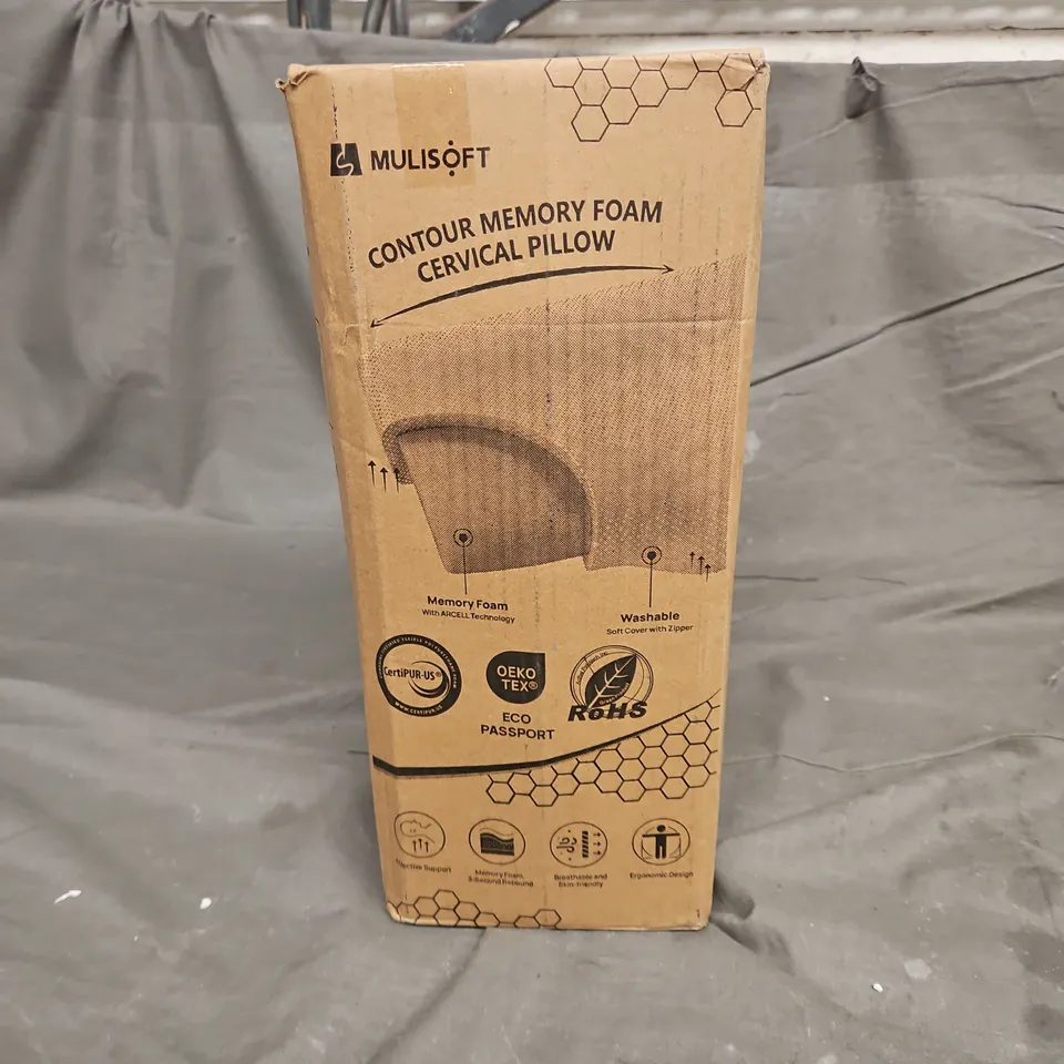 BOXED MULISOFT CONTOUR MEMORY FOAM NECK PILLOW