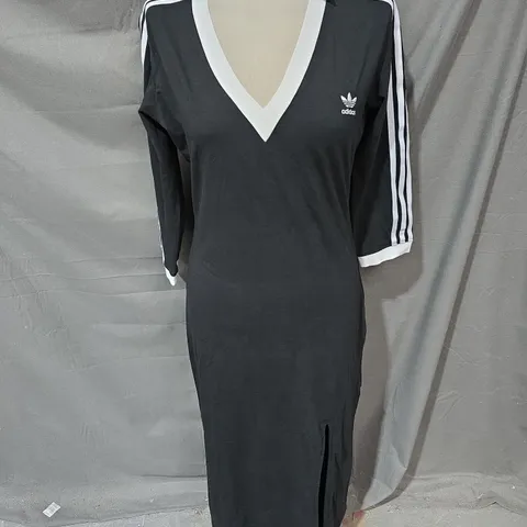 ADIDAS MAVI DRESS VNECK IN BLACK SIZE L