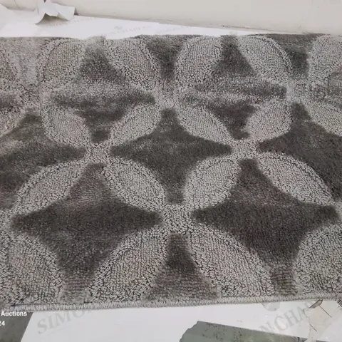 BRAND NEW PACO HOME 880 TALLIN GREY 80X150CM BATH MAT