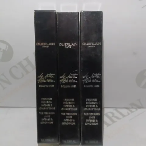 LOT OF 4 GUERLAIN LA PETITE ROBE NOIRE ROLL INK LINERS - 01 BLACK