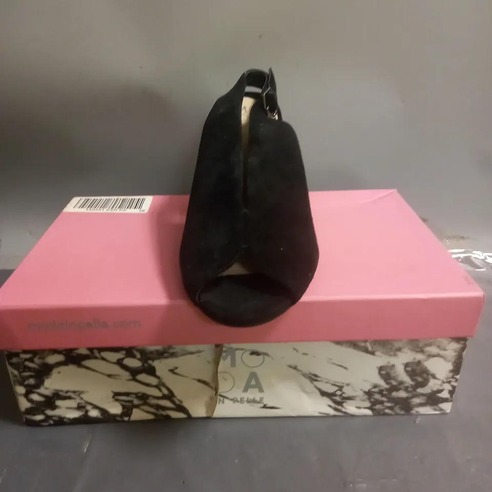 MODA IN PELLE CHRISSI SUEDE PEEP TOE SLING BACK SANDALS SIZE EU 39