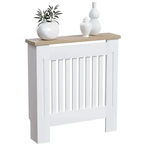 BOXED LASSIC VIDA DESIGNS ARLINGTON RADIATOR COVER, SMALL - WHITE (1 BOX)