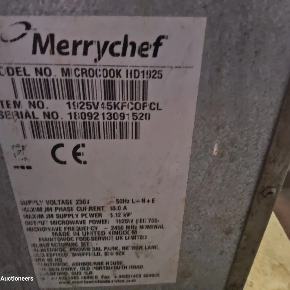 KFC MERRYCHEF MICROCOOK HD1925