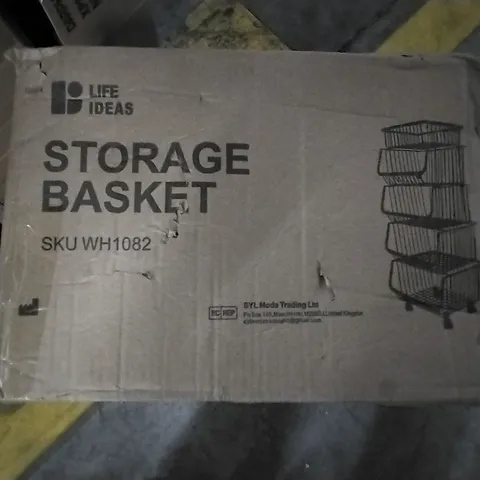 BOXED LIFE IDEAS STORAGE BASKET WH1082
