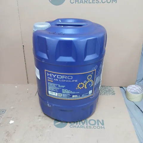MANOL HYDRO OIL ISO 46 MN2102 LONG LIFE, 20L DRUM