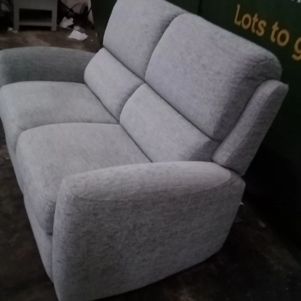 DESIGNER G PLAN MADE HAMILTON FARROW ICE 2 SEATER SOFA AND ELECTRIC RECLINING ARMCHAIR