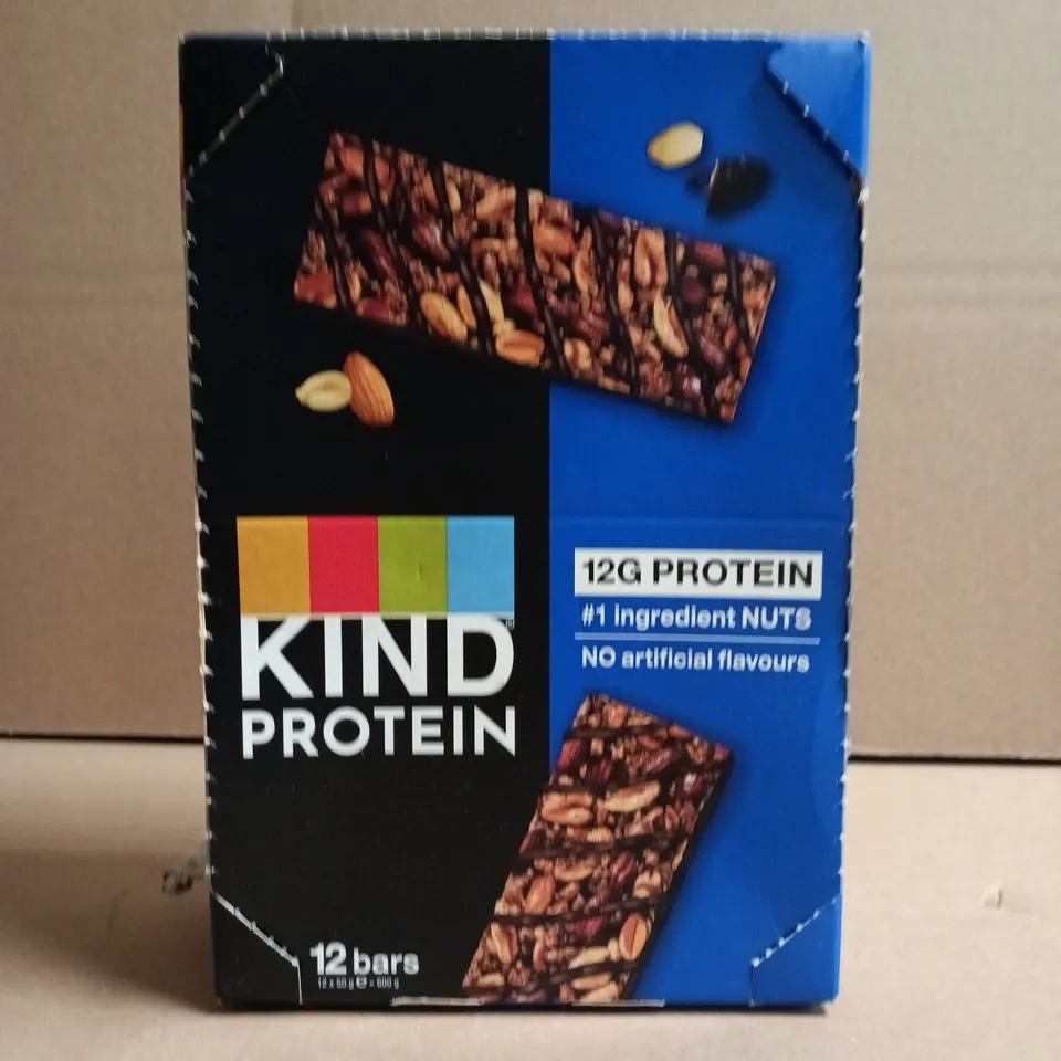 KIND PROTEIN BARS – 12 BARS (12G PROTEIN)