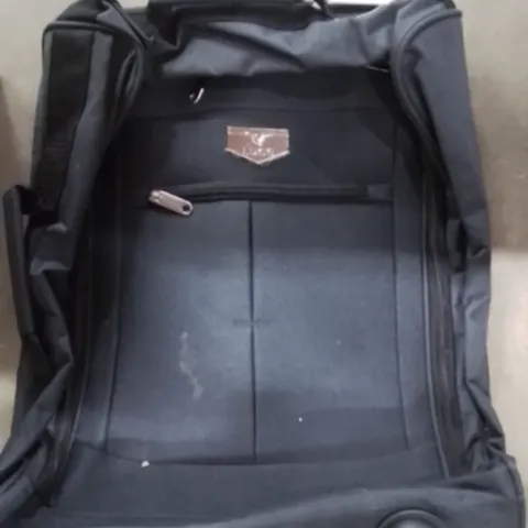 UNBOXED KEPLIN LUGG TRAVEL SUITCASE WITH WHEELS BLACK COLOUR 