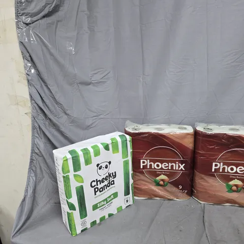 4X TOILET ROLL 1X CHEEKY PANDA 3X PHOENIX 