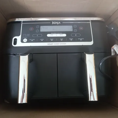BOXED NINJA FOODI MAX 9.5L DUAL ZONE AIRFRYER AF451UK