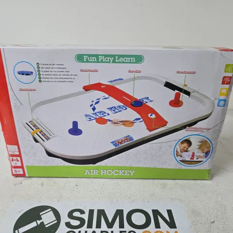 FUN PLAY LEARN AIR HOCKEY TABLE – BOXED CHILDREN’S TOY