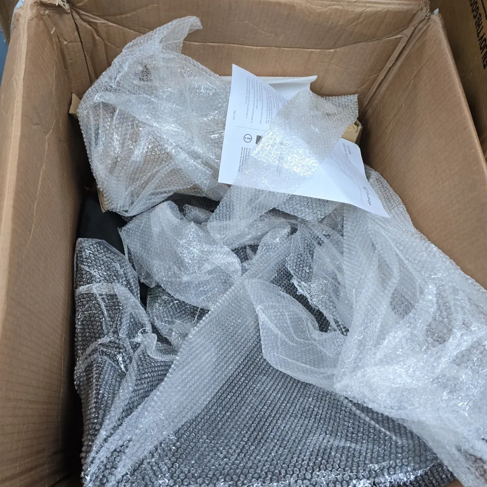 2X BOXED BLACK CHAIRS WITH LEGS AND BOLTS