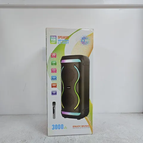 CS-8809 SPEAKER 3000MAH COLOR RGB LIGHT BOXED