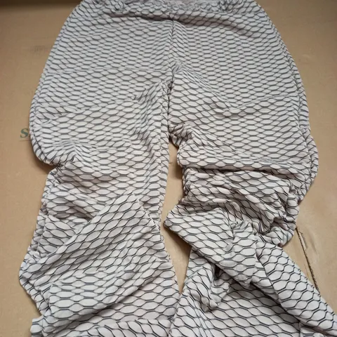 RIVER ISLAND DESIGNER TROUSERS - BEIGE SIZE 18