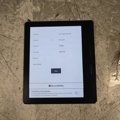 UNBOXED AMAZON E-READER