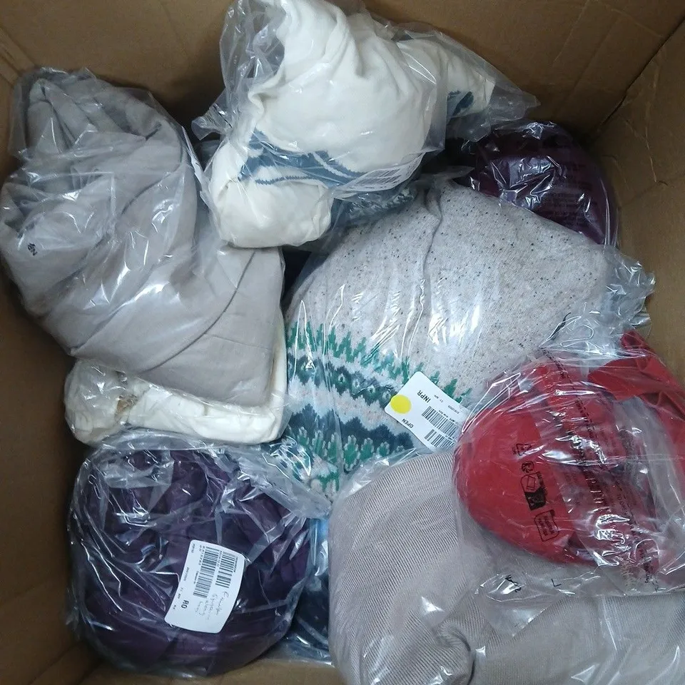 APPROXIMATELY 15 ASSORTED LADIES CLOTHING PRODUCTS IN VARIOUS STYLES & SIZES 