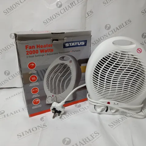 BOXED STATUS FAN HEATER 