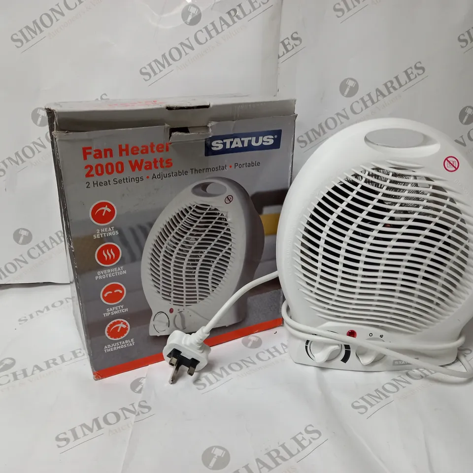 BOXED STATUS FAN HEATER 