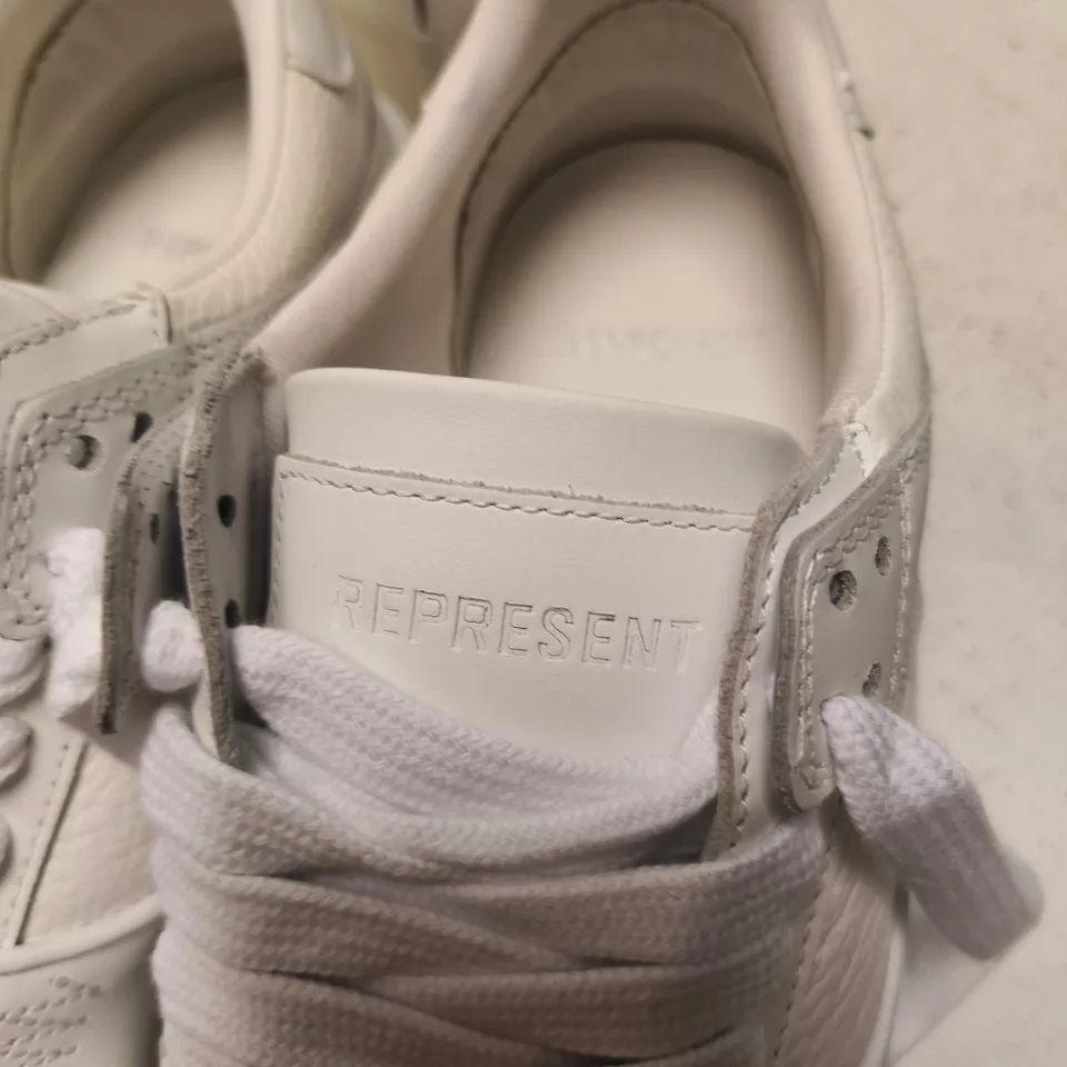 REPRESENT APEX WHITE SNEAKERS – UK 8 (EU 42, US 9)