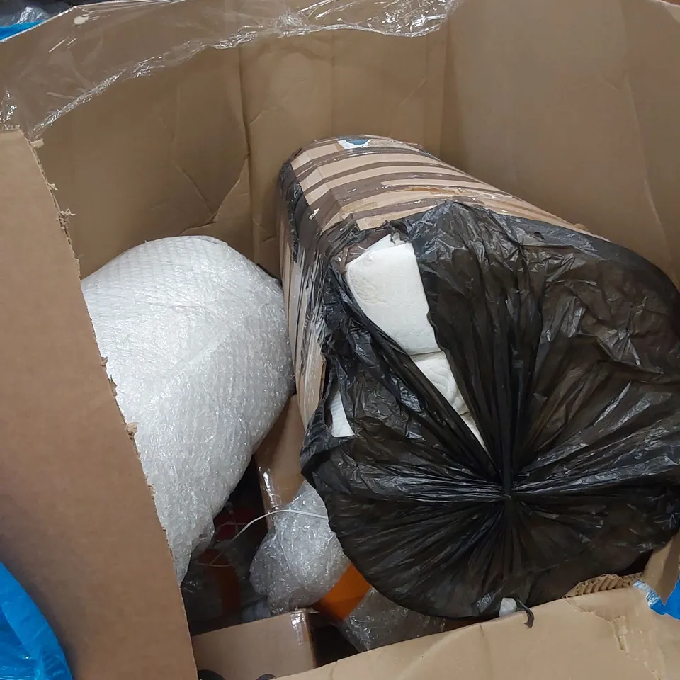 PALLET OF ASSORTED HOUSEHOLD ITEMS AND CONSUMER PRODUCTS TO INCLUDE; BOOSTER SEATS, MATTRESS PRODUCTS ETC