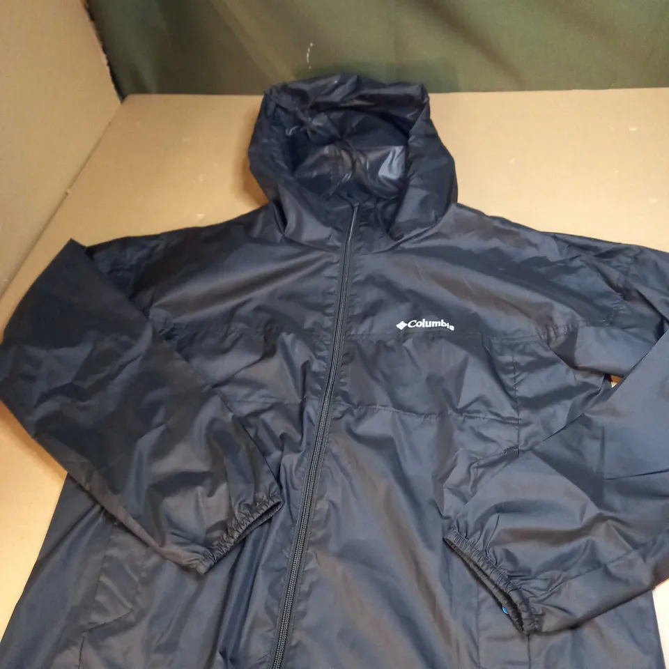 MENS COLUMBIA NOVELTY WINDBREAKER JACKET SIZE L