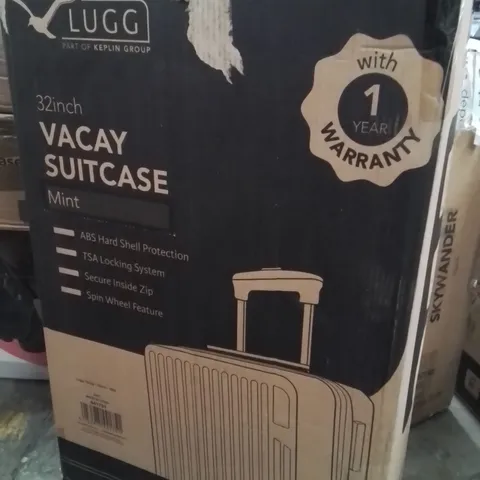 BOXED LUGG 32INCH VACAY SUITCASE MINT