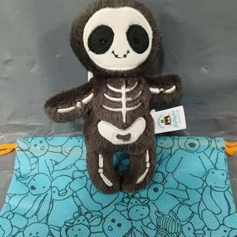 JELLYCAT I AM SKELETON BOB BAG CHARM
