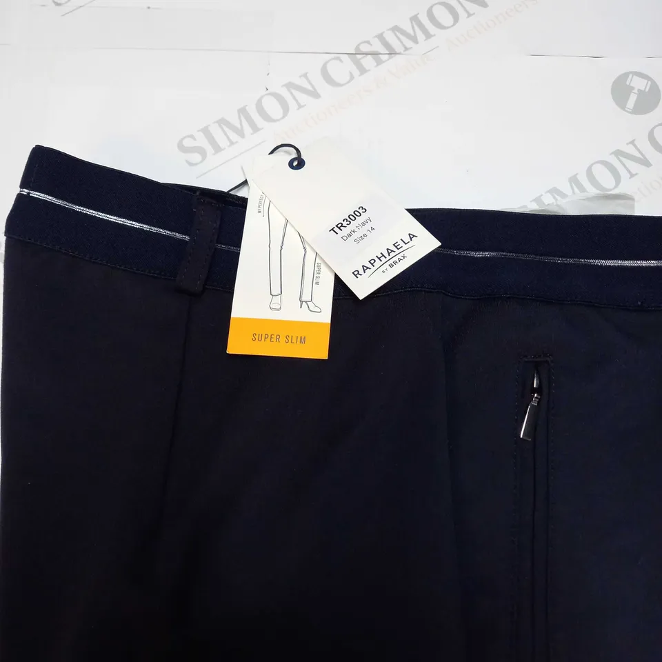 RAPHAELA NAVY TROUSER - 14 REGULAR