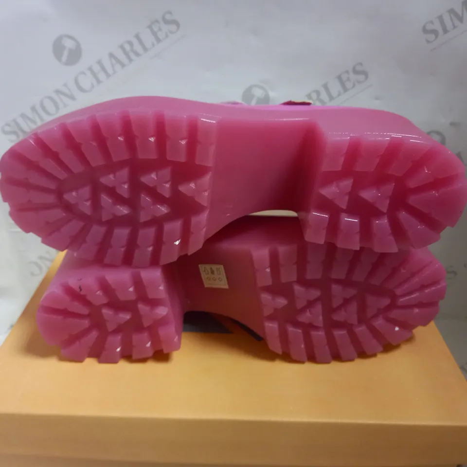 KOI VEGAN SAI MARY JANES `STRAWBERRY BON BON EDITION` - SIZE 7