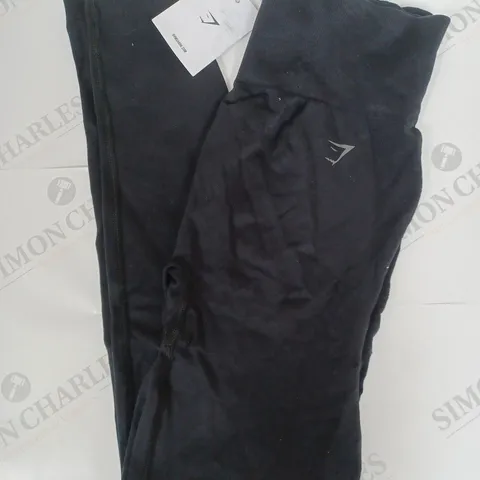 GYMSHARK FELX HIGH WAISTED LEGGINS IN BLACK SIZE M 