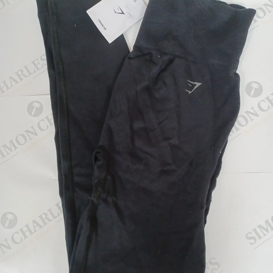 GYMSHARK FELX HIGH WAISTED LEGGINS IN BLACK SIZE M 