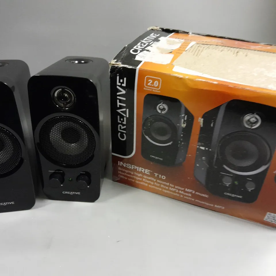 BOXED CREATIVE INSPIRE T10 SPEAKERS 