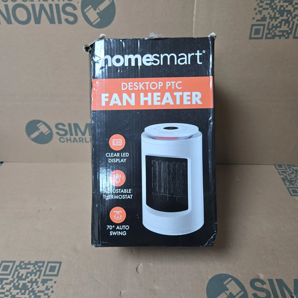 HOMESMART DESKTOP PTC FAN HEATER BOXED